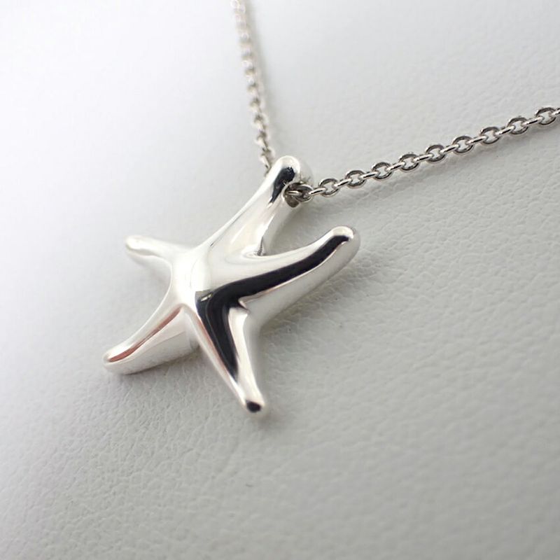 Tiffany & Co 925 Star Fish Pendant Necklace