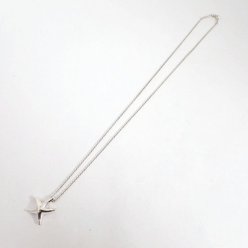 Tiffany & Co 925 Star Fish Pendant Necklace