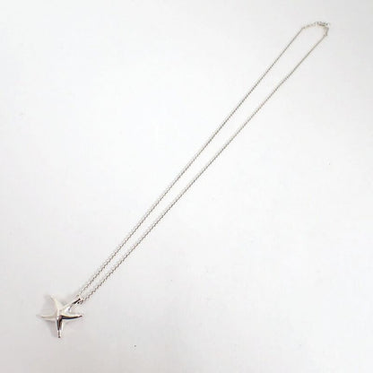 Tiffany & Co 925 Star Fish Pendant Necklace