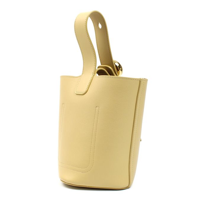 Loewe Pebble Bucket Mini 2-Way Shoulder Bag Dark Butterfly Beige Dark Butter-beige