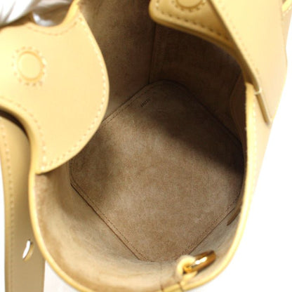 Loewe Pebble Bucket Mini 2-Way Shoulder Bag Dark Butterfly Beige Dark Butter-beige