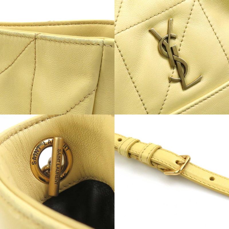 Saint Laurent Shoulder Bag Jamie Mini Cream Yellow Erotic