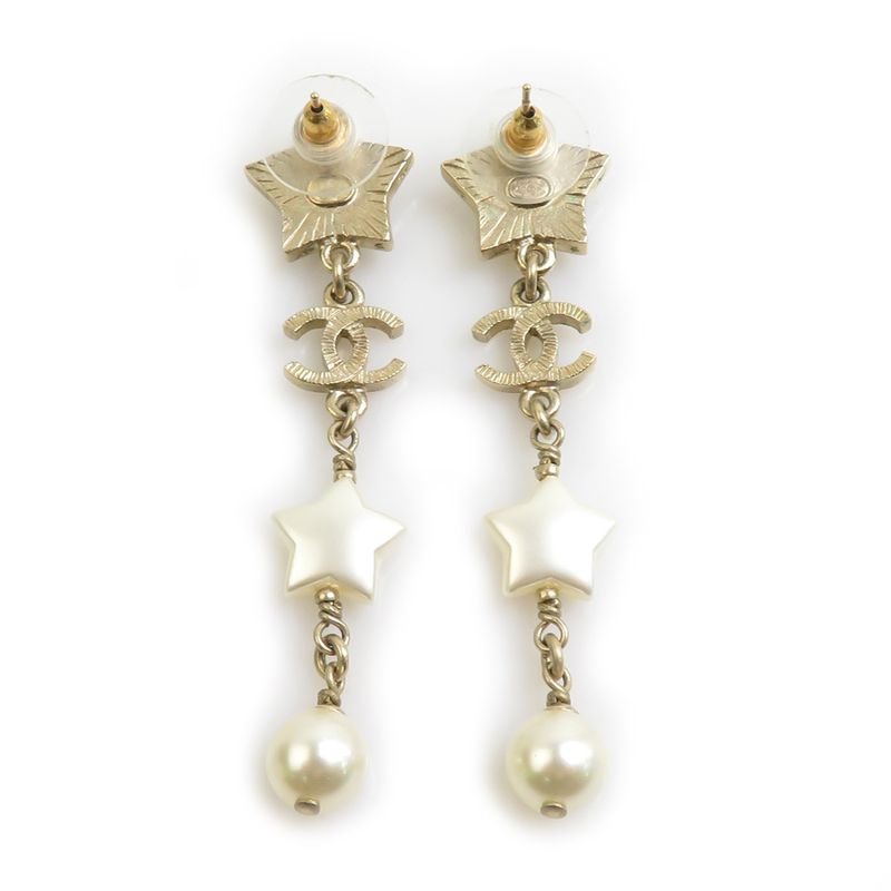 Chanel Earrings White Gold