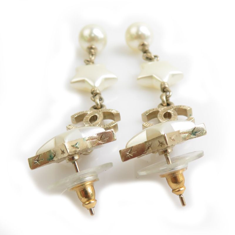Chanel Earrings White Gold