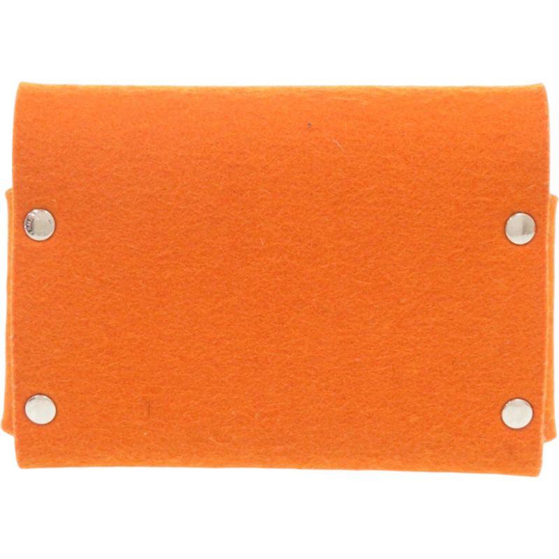 Hermes Playing Card Case Etui Carte GM Felt Orange
