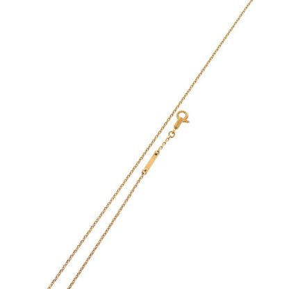 Celine Triomphe Sparkle Metal Rhinestone Gold Necklace