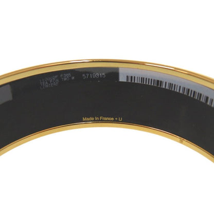 Hermes Enamel GM Tea for Two Metal Multicolor Bangle Bracelet