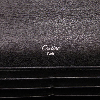 Cartier Happy Birthday Patent Leather Black Wallet