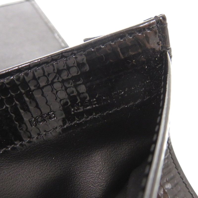 Cartier Happy Birthday Patent Leather Black Wallet