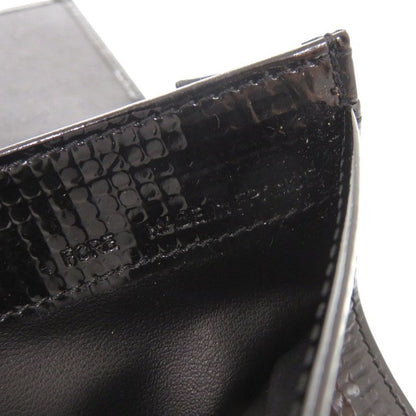 Cartier Happy Birthday Patent Leather Black Wallet