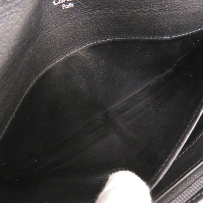 Cartier Happy Birthday Patent Leather Black Wallet