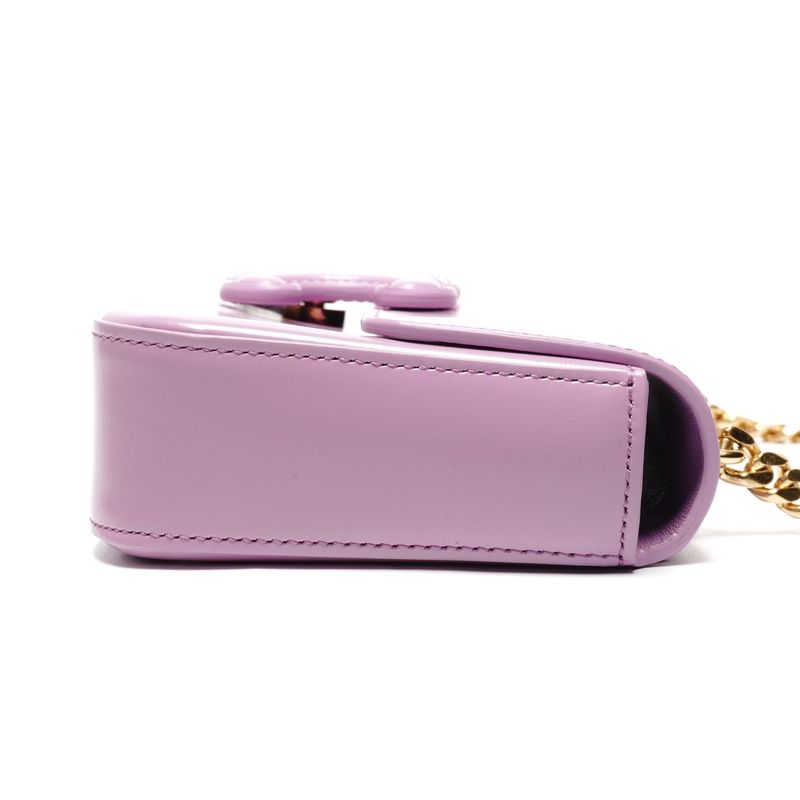 Celine Shoulder Bag Triomphe Chain Shiny Calfskin