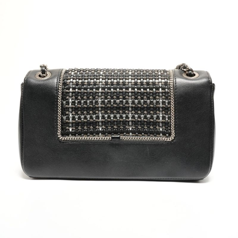 Chanel Shoulder Bag Lambskin Double Flap Check