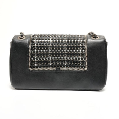 Chanel Shoulder Bag Lambskin Double Flap Check