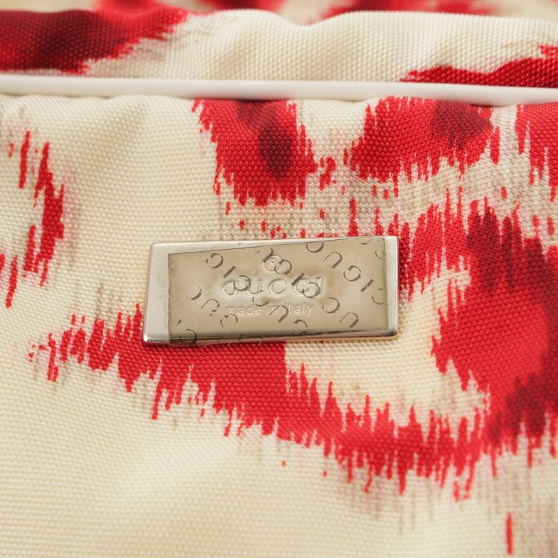 Gucci Era Flower Boston Bag Red