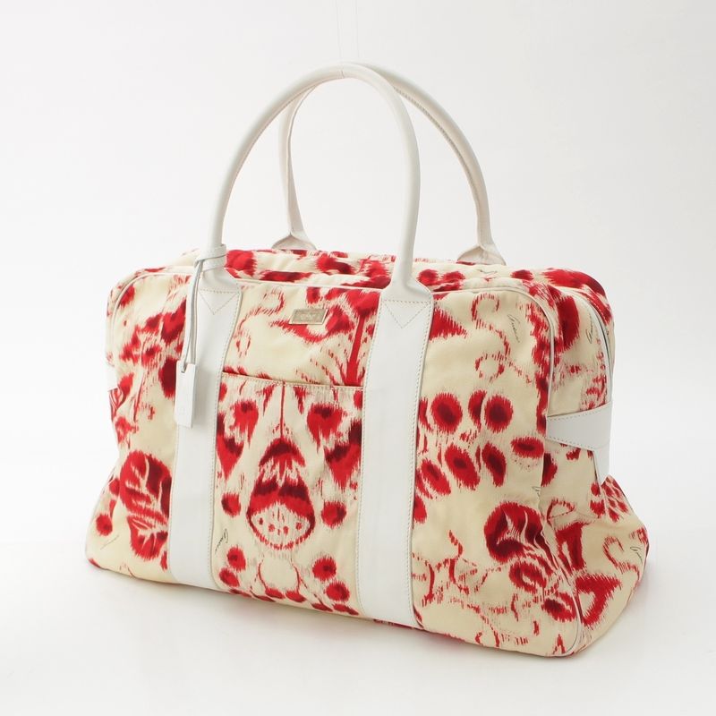 Gucci Era Flower Boston Bag Red
