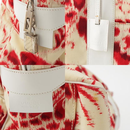 Gucci Era Flower Boston Bag Red