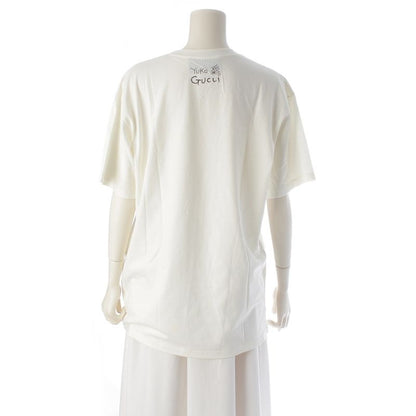 Gucci Yuko Higuchi GG Logo Short Sleeve T-Shirt White