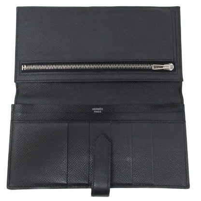Hermes Bearn Souffle Logo Wallet Bifold with Coin