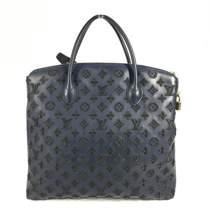 Louis Vuitton Handbag Lock It Vertical Blue Black