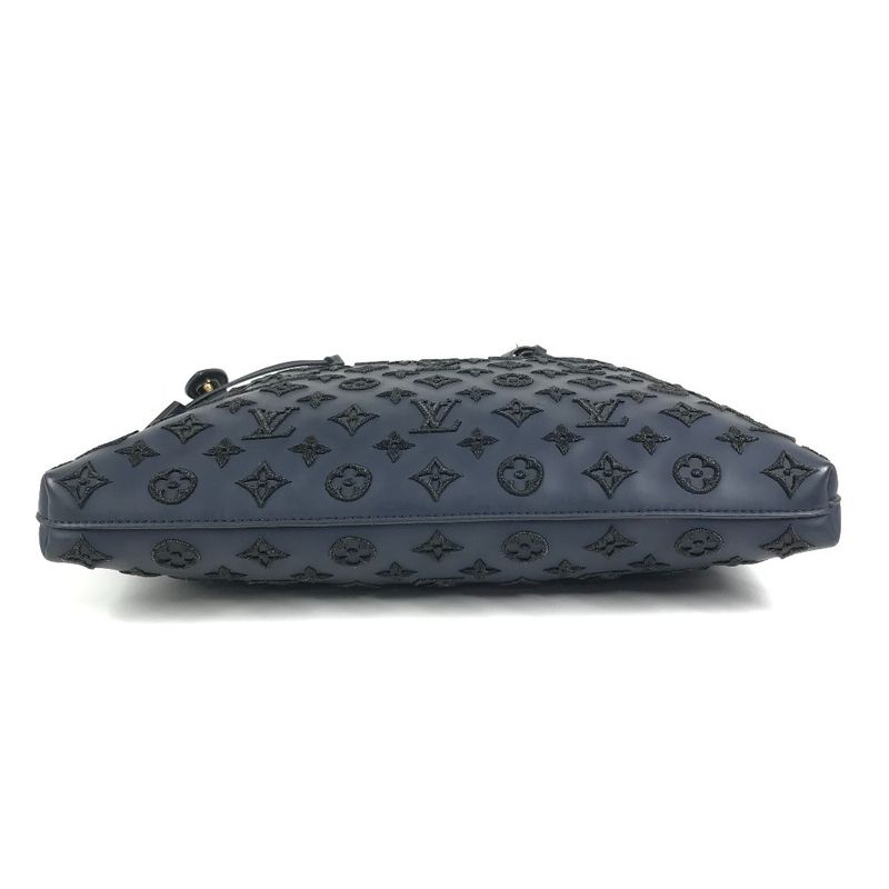 Louis Vuitton Handbag Lock It Vertical Blue Black