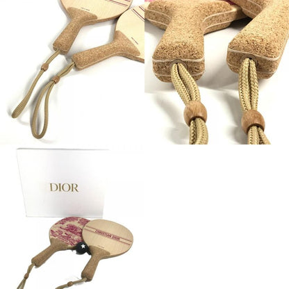 Dior Bi Chiket Set Wood Pink Shoulder Bag X Beige