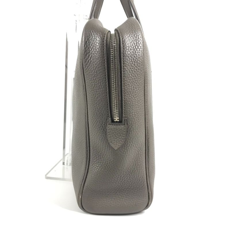 Hermes Tote Victoria 2 Taurillon Clemence Etain Gray