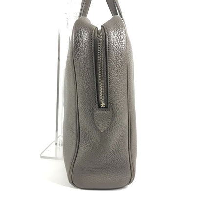 Hermes Tote Victoria 2 Taurillon Clemence Etain Gray