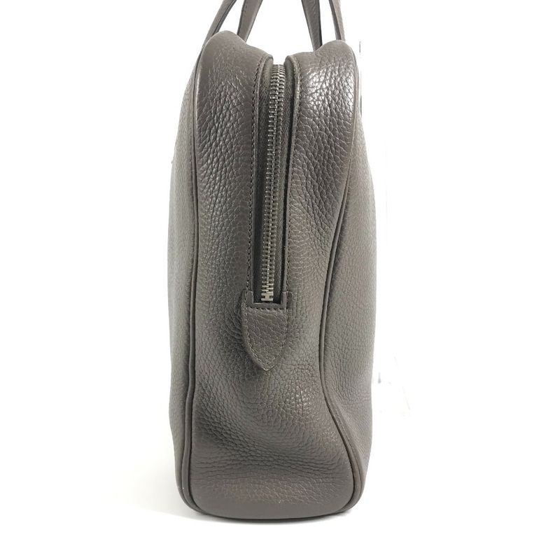 Hermes Tote Victoria 2 Taurillon Clemence Etain Gray