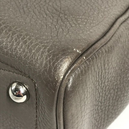 Hermes Tote Victoria 2 Taurillon Clemence Etain Gray