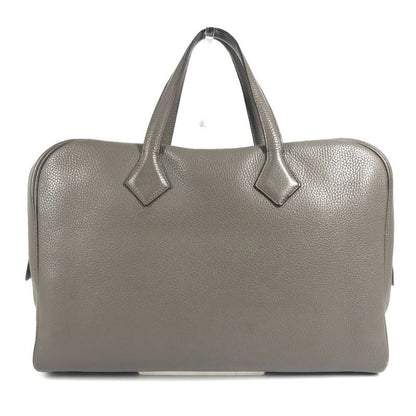 Hermes Tote Victoria 2 Taurillon Clemence Etain Gray