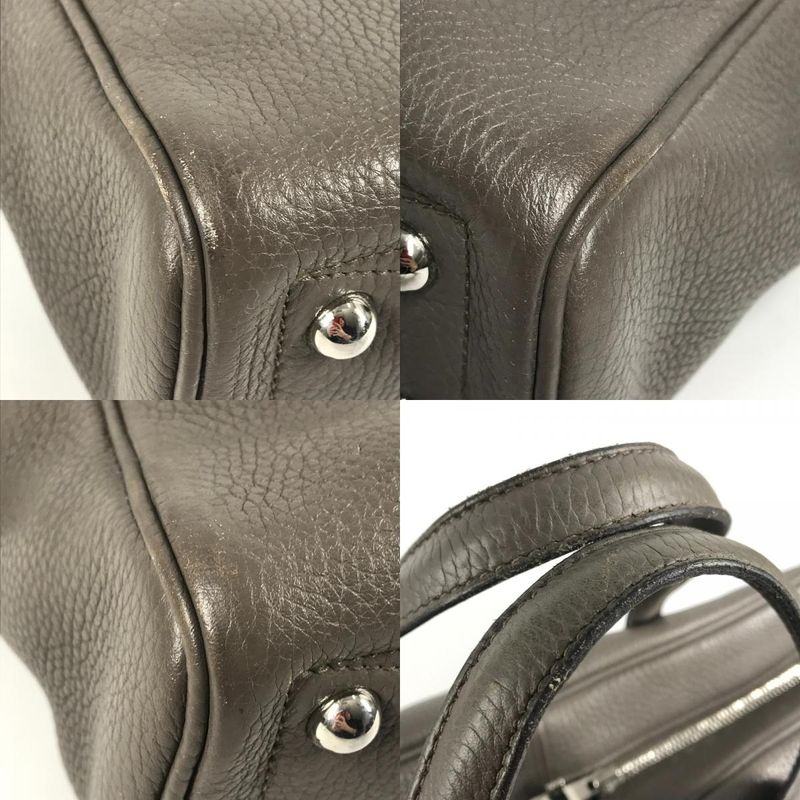 Hermes Tote Victoria 2 Taurillon Clemence Etain Gray