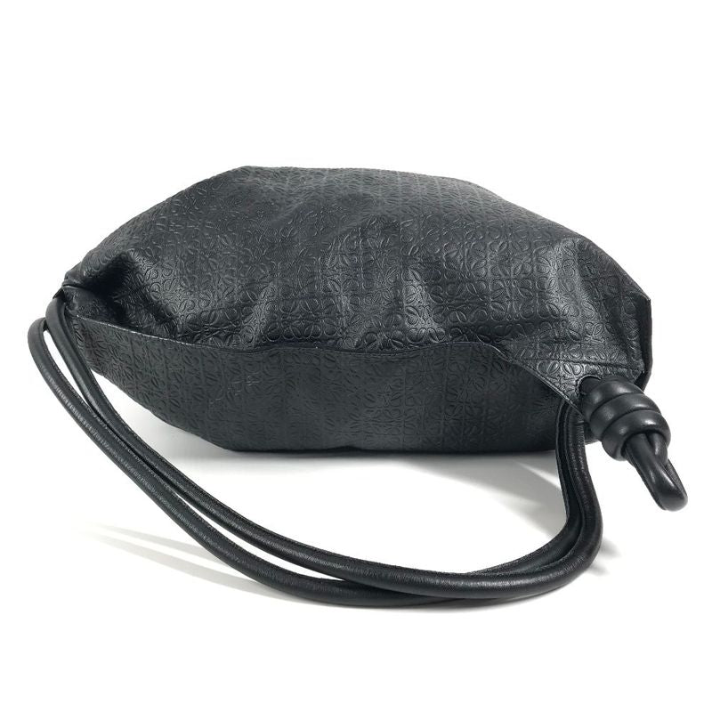 Loewe Backpack Anagram Yago All Over Pattern Leather Black