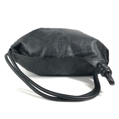 Loewe Backpack Anagram Yago All Over Pattern Leather Black
