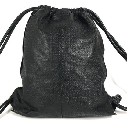 Loewe Backpack Anagram Yago All Over Pattern Leather Black