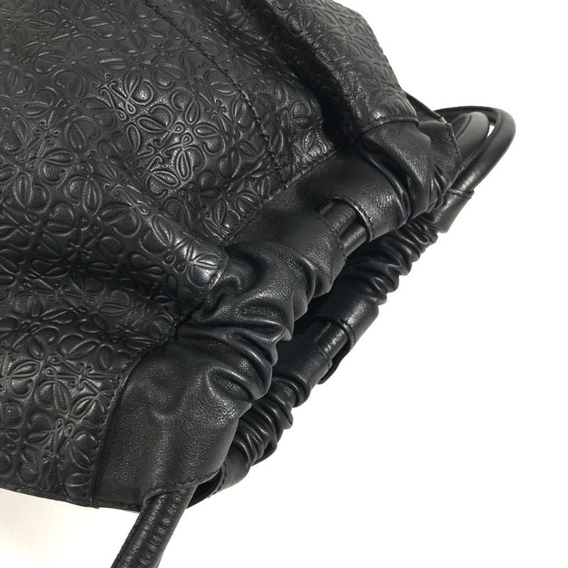 Loewe Backpack Anagram Yago All Over Pattern Leather Black