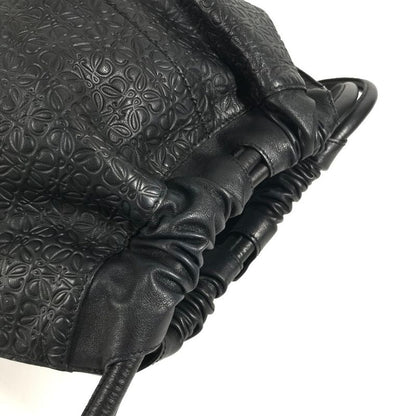 Loewe Backpack Anagram Yago All Over Pattern Leather Black