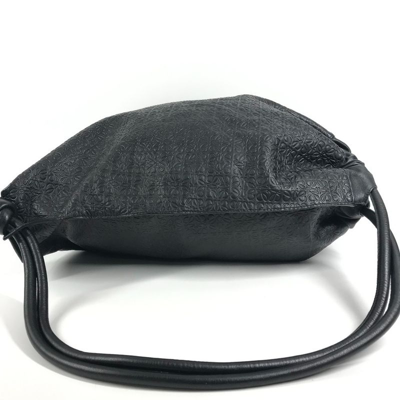 Loewe Backpack Anagram Yago All Over Pattern Leather Black