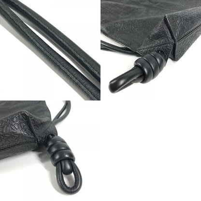 Loewe Backpack Anagram Yago All Over Pattern Leather Black