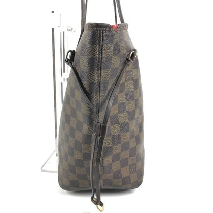Louis Vuitton Tote Neverfull MM Damier Canvas Ebene Brown