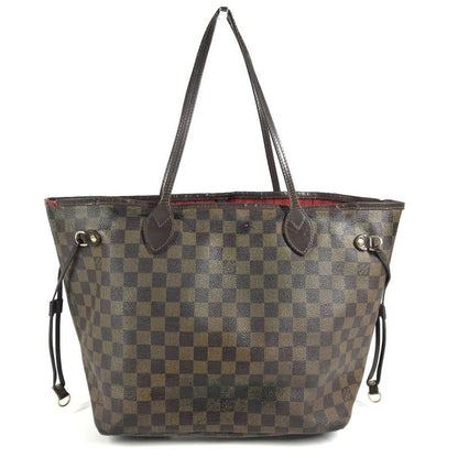 Louis Vuitton Tote Neverfull MM Damier Canvas Ebene Brown