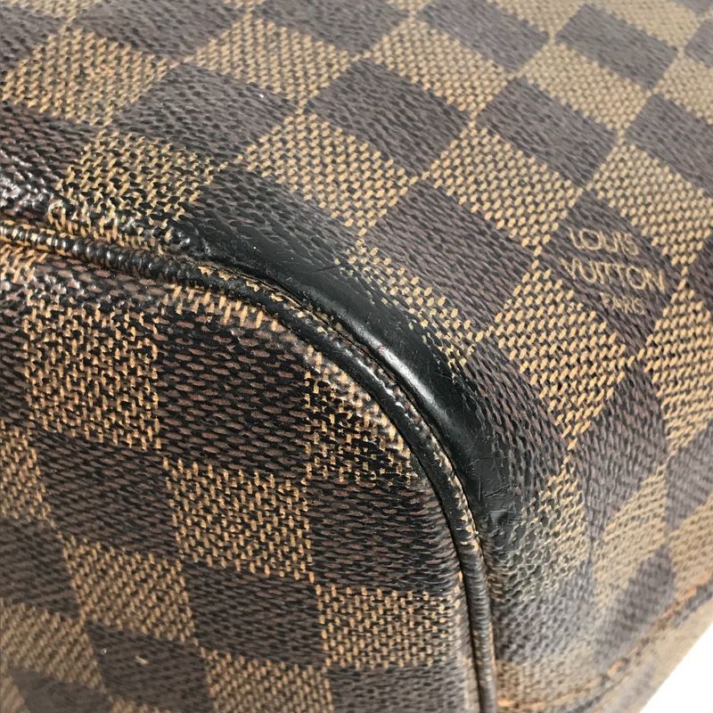 Louis Vuitton Tote Neverfull MM Damier Canvas Ebene Brown