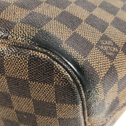 Louis Vuitton Tote Neverfull MM Damier Canvas Ebene Brown