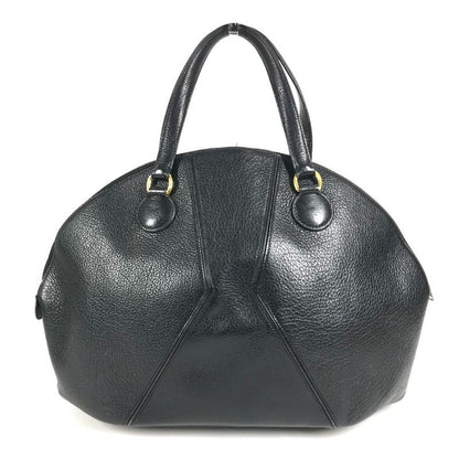 Hermes Handbag Ile de Veau Leather Black