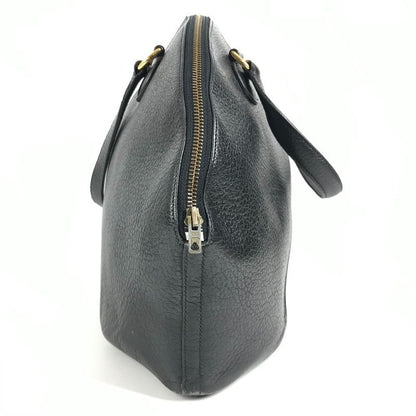Hermes Handbag Ile de Veau Leather Black