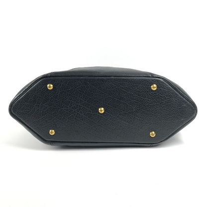 Hermes Handbag Ile de Veau Leather Black