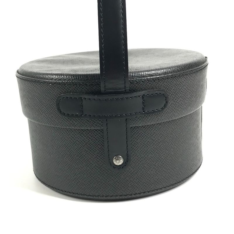 Louis Vuitton Handbag Brown Box Bag Box Taiga Leather Ardoise Black