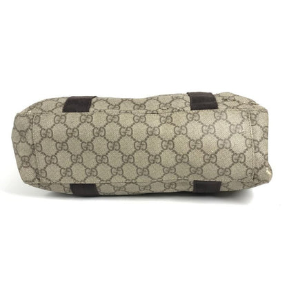 Gucci Handbag Logo GG Supreme Canvas Beige