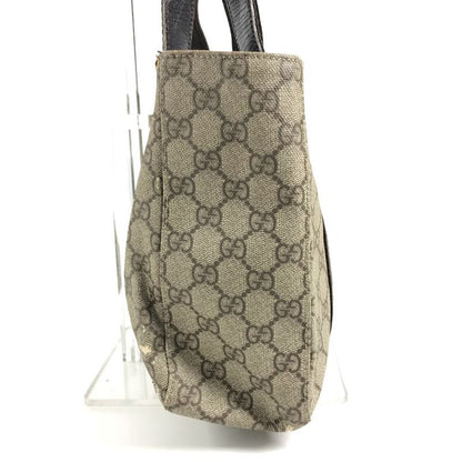 Gucci Handbag Logo GG Supreme Canvas Beige