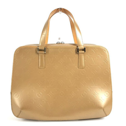 Louis Vuitton Handbag Malden Monogram Matte Leather Ambre Beige